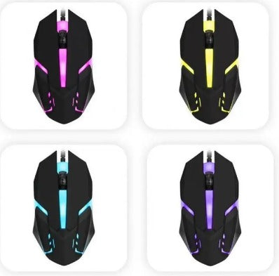 USB Wired Gaming Mouse 1600DPI LED