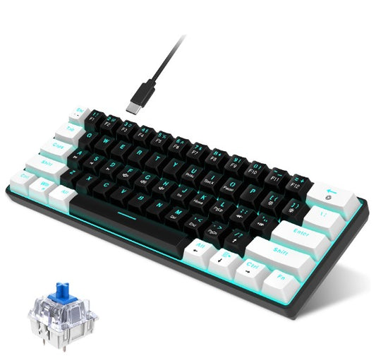 Mechanical Keyboard 61 Key Gaming Keyboard High Quality Durable Compact Various Lighting Modes Ergonomic Keyboard